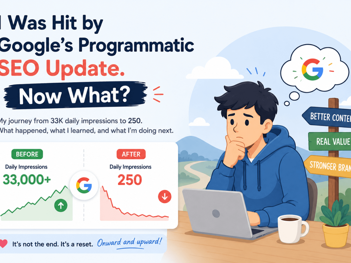 I Was Hit by Google’s Programmatic SEO Update. Now&nbsp;What?