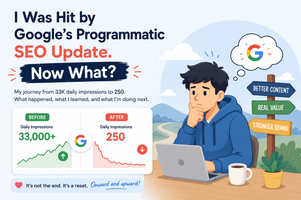 Name Generator website impacted by Google Core Update