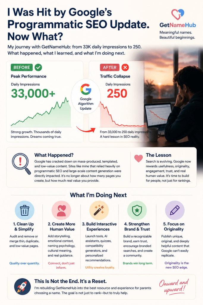 SEO PROGRAMMATIC HIT CORE UPDATE